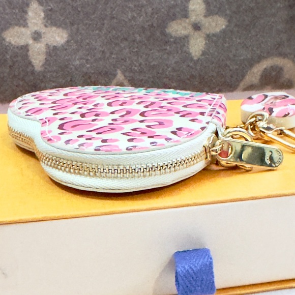 Louis Vuitton Porte Monnaie Coeur Vernis Heart Coin Purse Stephen Sprouse - Picture 5 of 8